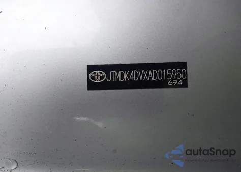 2010 Toyota Rav4 Limited V6 from USA, damaged, VIN JTMDK4DVXAD015950